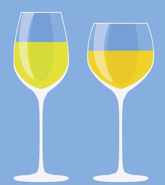 Tipos de copas para vino